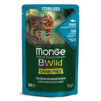 Monge Sterilised Thunfisch & Garnelen 28x85g