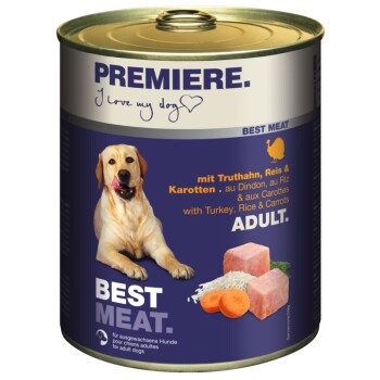 PREMIERE Best Meat Adult Truthahn und Gemüse 24x800 g