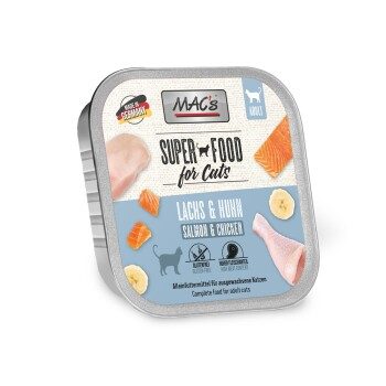 MAC's Nassfutter Katze Adult Lachs und Hühnchen 16x100 g