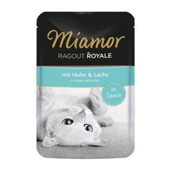 Miamor Ragout Royale in Sauce Huhn und Lachs 22x100 g