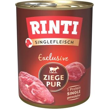 RINTI Singlefleisch Exclusive Ziege pur 24x800 g