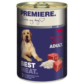 PREMIERE Best Meat Adult Rind und Reis 24x400 g