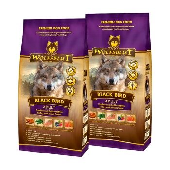 WOLFSBLUT Black Bird Truthahn mit Süßkartoffel 2x2 kg