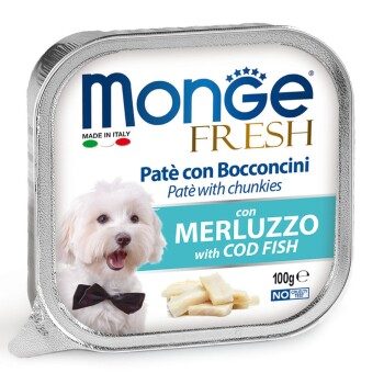 Monge Fresh Paté 32x100g Kabeljau