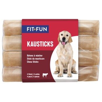 FIT+FUN Hund Kausticks 4 Stk 130g