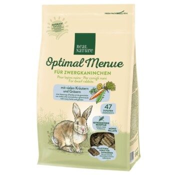REAL NATURE ?Optimal Menue? für Zwergkaninchen 1.5 kg