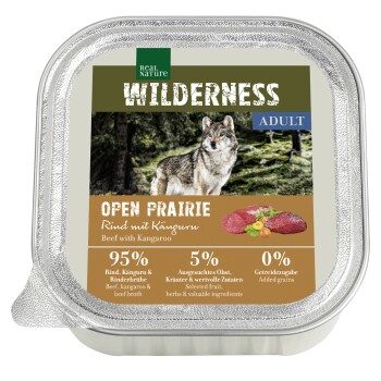 REAL NATURE WILDERNESS Adult Rind mit Känguru 64x100 g