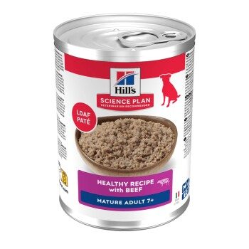 Hill's Science Plan Nassfutter Hund, Mature Adult 7+, mit Rind 12x370 g