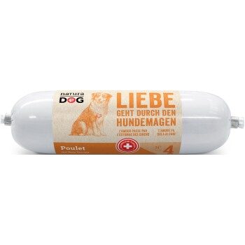 NaturaDog Wurst mit Huhn und Reis 4x850 g