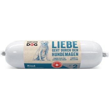 NaturaDog Wurst mit Rind und Gemüse 20x400 g