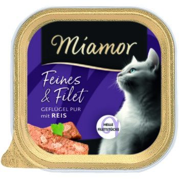 Miamor Feines & Filet Geflügel Pur & Reis 16x100g