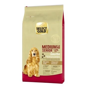 SELECT GOLD Sensitive Senior Medium Lamm und Reis 12 kg