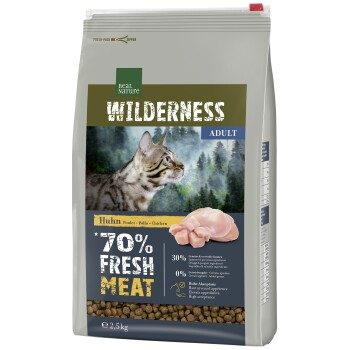 REAL NATURE WILDERNESS Trockenfutter Katze, Adult, Fresh Meat, Huhn 2.5 kg