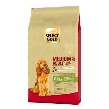 SELECT GOLD Sensitive Adult Medium Ente und Kartoffel 12 kg