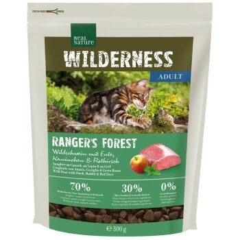 REAL NATURE WILDERNESS Trockenfutter Katze, Adult, Ranger's Forest 300 g