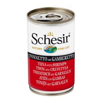 Schesir Natural 24x140g Thunfisch mit Garnelen 8x140 g
