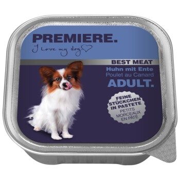 PREMIERE Best Meat Adult Ente und Huhn 32x100 g