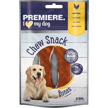 PREMIERE Kauknochen mit Ente Huhn 2 Stück