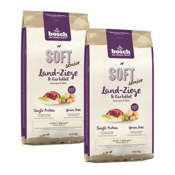 bosch Soft Senior Land-Ziege & Kartoffel 2x12.5 kg
