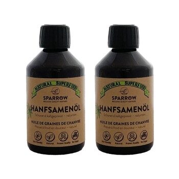 Sparrow Bio Hanfsamenöl 2x250 ml