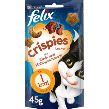 Felix Crispies Rind und Huhn 8x45 g