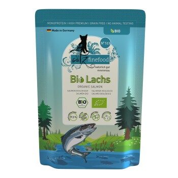 Catz finefood Nassfutter Katze Bio Adult No. 513 Lachs 48x85 g