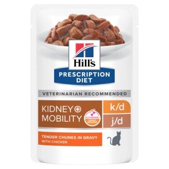 Hill's Prescription Diet k/d + Mobility Feline mit Huhn 24x85 g