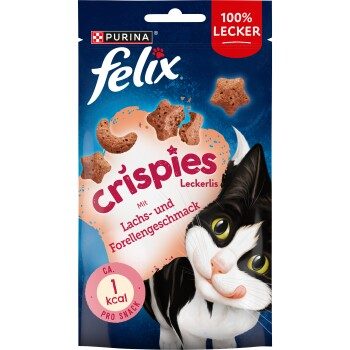 Felix Crispies Lachs und Forelle 8x45 g