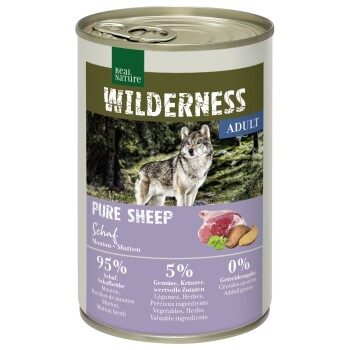 REAL NATURE WILDERNESS Nassfutter Hund Adult Pure Sheep, Schaf 24x400 g