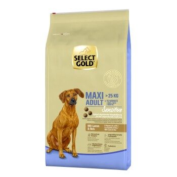 SELECT GOLD Sensitive Adult Maxi Lamm und Reis 12 kg