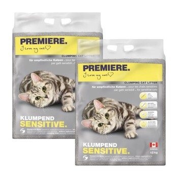 PREMIERE Sensitive Klumpstreu 2x12 kg