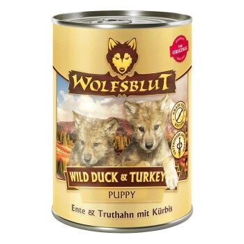 WOLFSBLUT Wild Duck & Turkey Puppy 6x2.37 kg