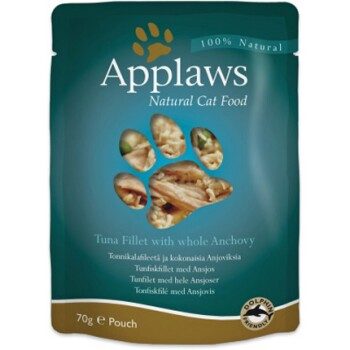 Applaws Nassfutter Katze Adult Thunfisch mit Anchovies 12x70 g