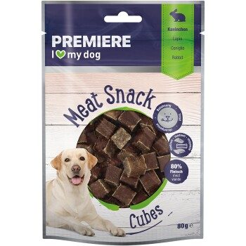 PREMIERE Meat Snack Cubes Kaninchen 80 g