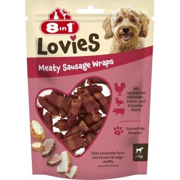 8in1 Meaty Sausage Wraps 80g