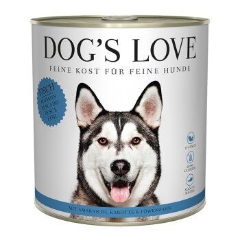 DOG'S LOVE Adult Classic 6x800g Fisch mit Amaranth und Karotte 6x800 g