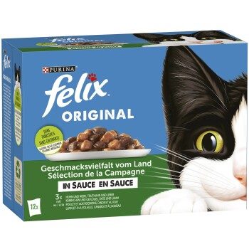 Felix Original Geschmacksvielfalt vom Land 12x85g in Sauce