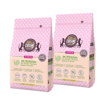 Kitty's Cuisine Trockenfutter Katze Junior Putenliebe 2x2 kg