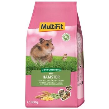 MultiFit Nagerfutter für Hamster 800g