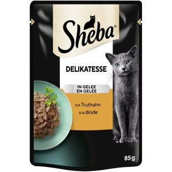 Sheba Delikatesse in Gelee Truthahn 28x85 g
