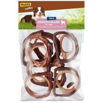 MultiFit Native Rinderschlund Lamm 8x50 g