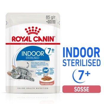 ROYAL CANIN Indoor 7+ Sterilised in Soße 48x85 g