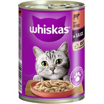 Whiskas AdultSauce Rind 12x400 g