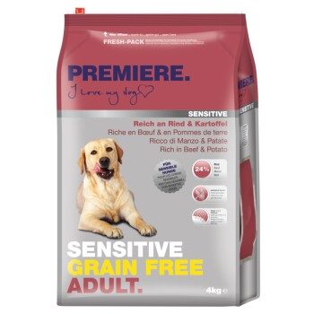 PREMIERE Sensitive Grain Free Adult Huhn Rind und Kartoffel 4 kg
