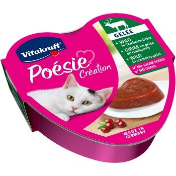 Vitakraft Poésie®Création Wild in Cranberrygelee 15x85 g