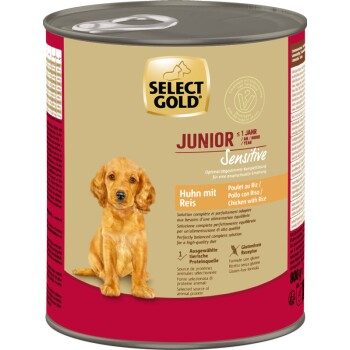SELECT GOLD Sensitive Junior Huhn und Reis 24x800 g