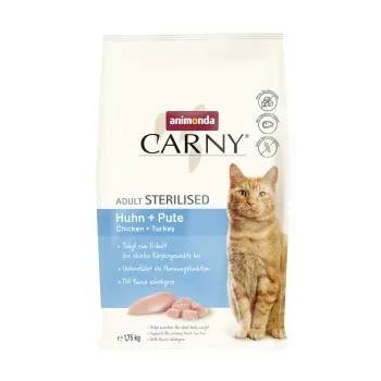 animonda Carny Trockenfutter Katze Adult, Sterilised, Huhn und Pute 1.75 kg