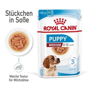 ROYAL CANIN Medium Puppy in Soße 40x140 g