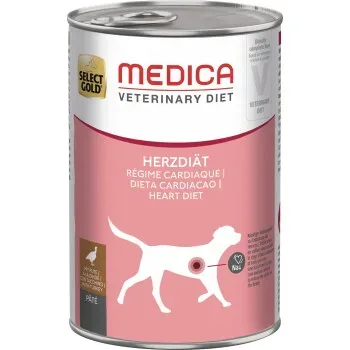 SELECT GOLD Medica Nassfutter Hund Adult Herzdiät, mit Pute 6x400 g