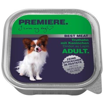 PREMIERE Best Meat Adult Truthahn mit Kaninchen 64x100 g